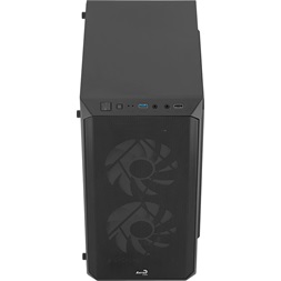 Aerocool CS-107 Mesh FRGB fekete (táp nélküli) ablakos mATX ház