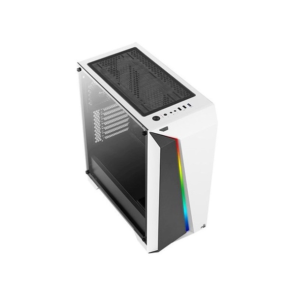 Aerocool Cylon Pro TG RGB fehér (táp nélküli) ablakos ATX ház