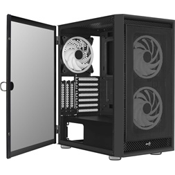 Aerocool Graphite ARGB fekete (táp nélküli) ablakos ATX ház