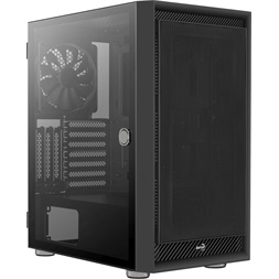 Aerocool Graphite v1 fekete (táp nélküli) ablakos ATX ház