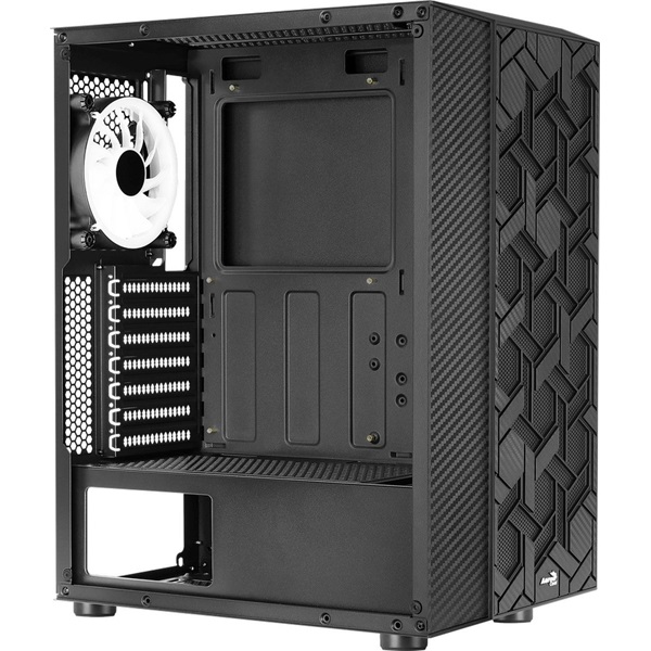 Aerocool Hive v3 FRGB fekete (táp nélküli) ablakos ATX ház