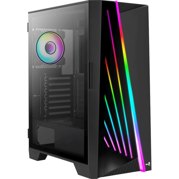 Aerocool Mirage ARGB fekete (táp nélküli) ablakos ATX ház