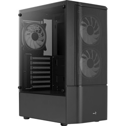 Aerocool Quantum Mesh FRGB fekete (táp nélküli) ablakos ATX ház