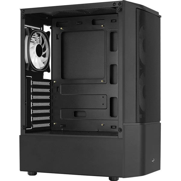 Aerocool Quantum Mesh FRGB fekete (táp nélküli) ablakos ATX ház