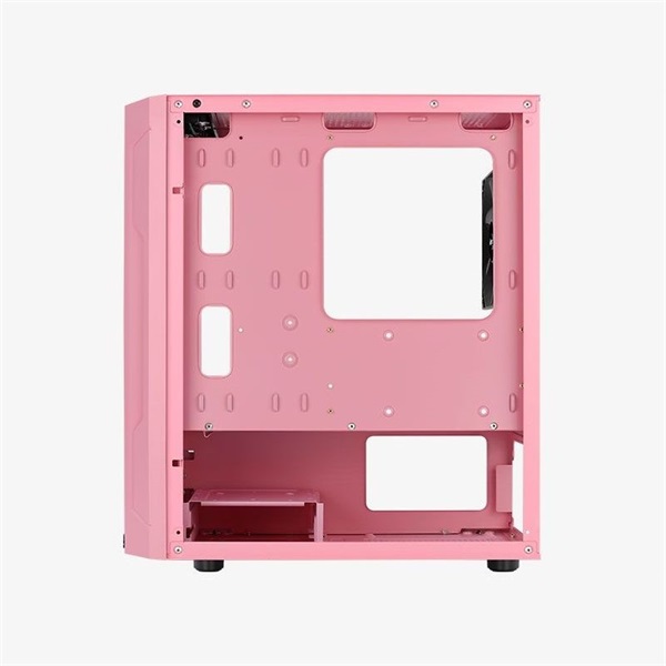 Aerocool Trinity Mini Mesh pink (táp nélküli) ablakos mATX ház