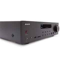 Aiwa AMU-120BTBK fekete sztereó bluetoothos erősítő