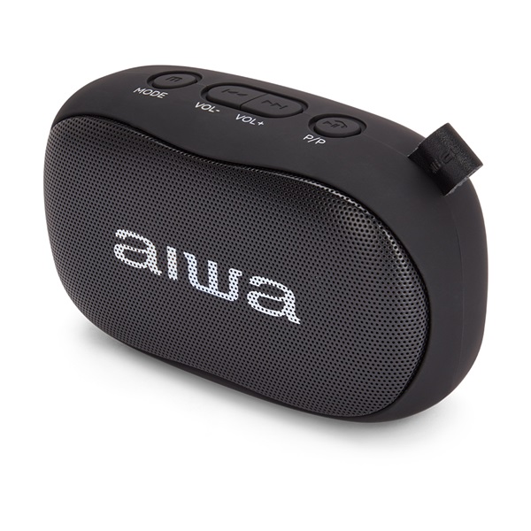 Aiwa BS-110BK fekete hordozható Blutooth hangszóró