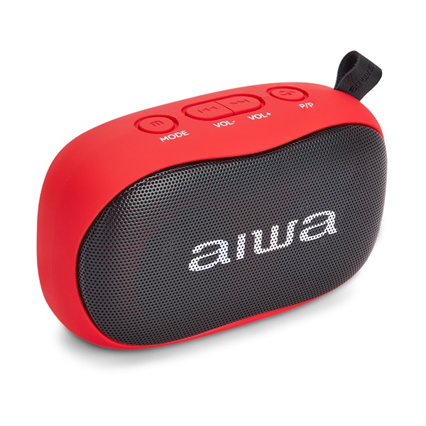 Aiwa BS-110RD piros hordozható Blutooth hangszóró