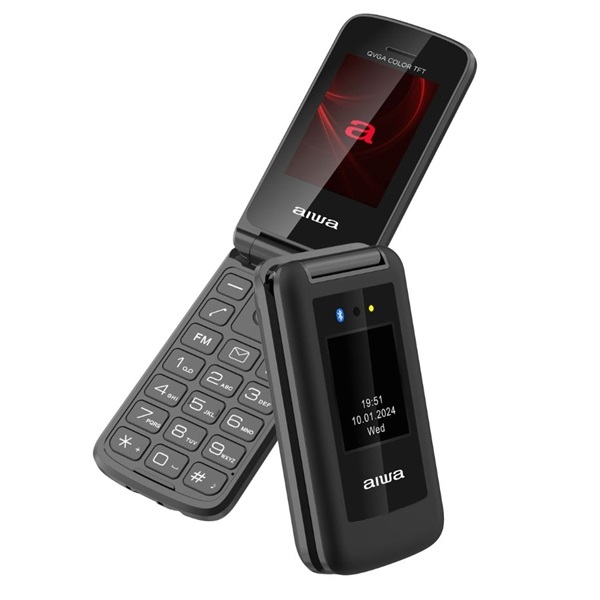 Aiwa FP-30-2G/BK 2,4" DualSIM fekete mobiltelefon