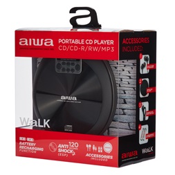 Aiwa PCD-810BK hordozható fekete CD lejátszó