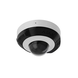 Ajax DomeCam Mini WH /kültéri/5MP/4mm/IR15m/H265/JetSparrow/Mikrofon/fehér IP mini dómkamera