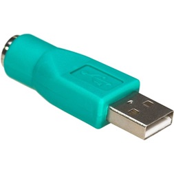 Akyga AK-AD-14 USB 2.0 A -> PS/2 M/F adapter zöld