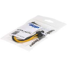 Akyga AK-CA-30 15cm 6-tűs PCI Express - SATA kábel