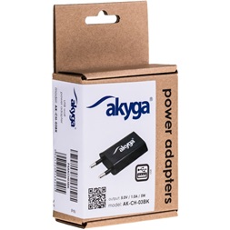 Akyga 5V/1A/5W hálózati USB töltő