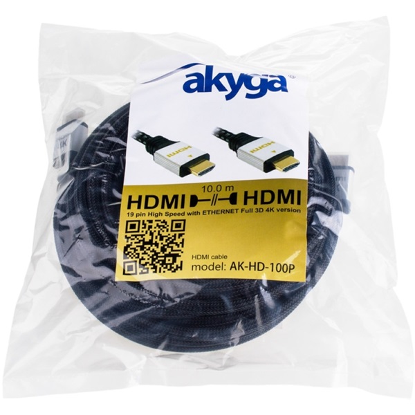 Akyga 10m HDMI 2.0 PRO kábel