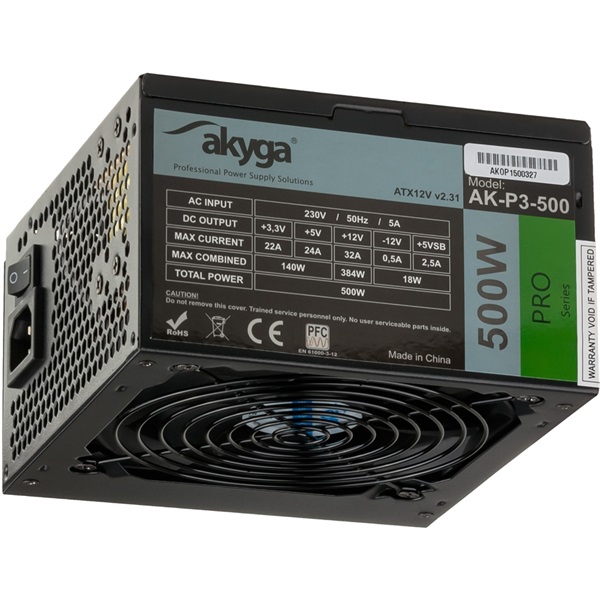 Akyga AK-P3-500 500W ATX tápegység