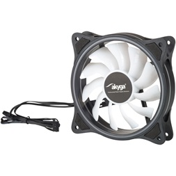 Akyga 120mm RGB LED ház hűtőventilátor