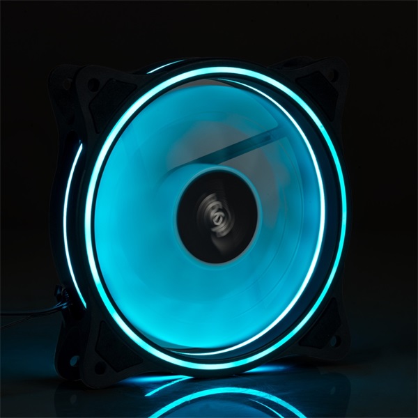 Akyga 120mm RGB LED ház hűtőventilátor