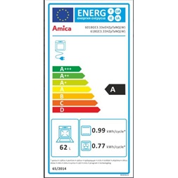 Amica 55700 fehér kombinált tűzhely