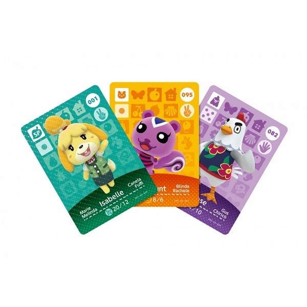 Amiibo Animal Crossing: Happy Home Designer Vol.1 3 darabos kártya csomag