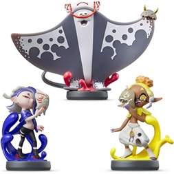 Amiibo Splatoon 3 Shiver, Frye és Big Man játékfigura