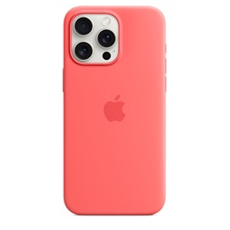 Apple MT1V3ZM/A iPhone 15 Pro Max Silicone Case Guava szilikon MagSafe hátlap