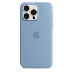 Apple MT1Y3ZM/A iPhone 15 Pro Max Silicone Case Winter Blue szilikon MagSafe hátlap