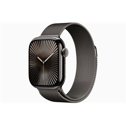 Apple Watch S10 Cellular (42mm) palaszürke titán tok, palaszürke milánói szíj okosóra