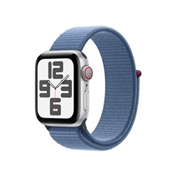 Apple Watch SE2 v2 Cellular (40mm) ezüst alumínium tok , kék sport pánt okosóra