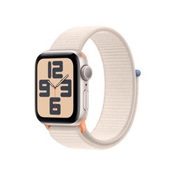 Apple Watch SE2 v2 GPS (40mm) csillagfény alumínium tok , csillagfény sport pánt okosóra