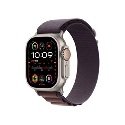 Apple Watch Ultra2 Cellular (49mm) titán tok , indigo alpesi pánt (L) okosóra