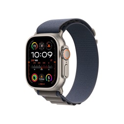 Apple Watch Ultra2 Cellular (49mm) titán tok, kék alpesi pánt (L) okosóra