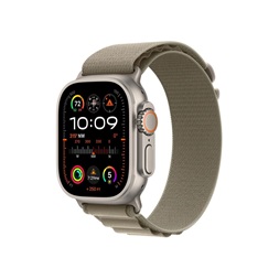 Apple Watch Ultra2 Cellular (49mm) titán tok , oliva alpesi pánt (L) okosóra