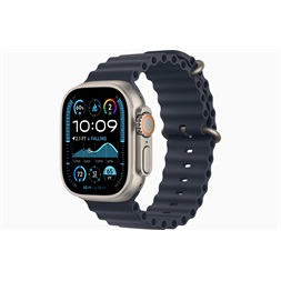 Apple Watch Ultra2 v2 Cellular (49mm) natúr titán tok, tengerészkék óceán szíj okosóra