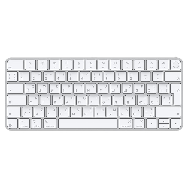 Apple mxck3ua/a Magic Keyboard (2024) Touch ID UA fehér billentyűzet