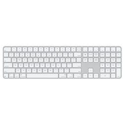 Apple mxk73lb/a Magic Keyboard (2024) Touch ID & Numpad US fehér billentyűzet