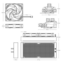 Arctic Liquid Freezer II - 240 processzor hűtő