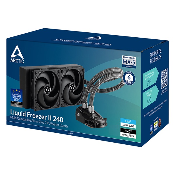 Arctic Liquid Freezer II - 240 processzor hűtő