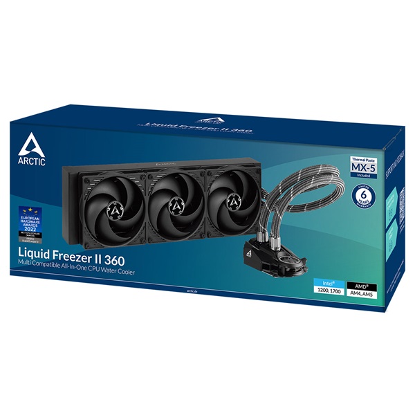 Arctic Liquid Freezer II - 360 processzor hűtő