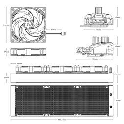 Arctic Liquid Freezer II - 420 processzor hűtő