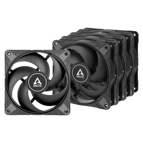 Arctic P12 Max 120mm 5db fekete ventilátor