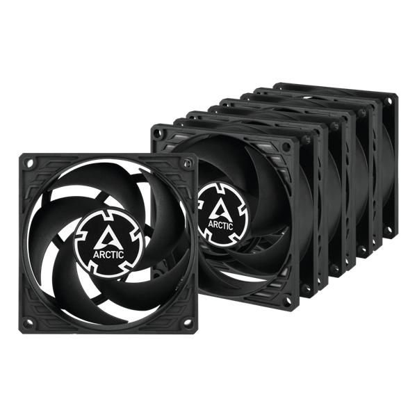 Arctic P8 80mm 5db fekete ventilátor