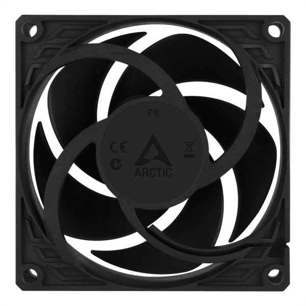 Arctic P8 80mm fekete ventilátor