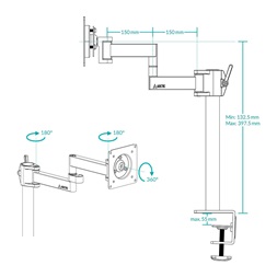 Arctic X1 asztali monitor konzol