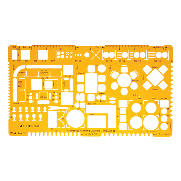 Aristo 1:50 T2 berendezési sablon
