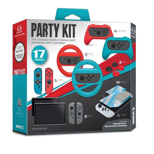 Armor3 M07532 Nintendo Switch/OLED party csomag