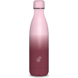 Ars Una 500ml-es Gradient burgundy-pink duplafalú fémkulacs