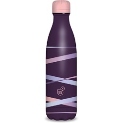 Ars Una 500ml-es Ribbon-purple duplafalú fémkulacs