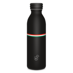 Ars Una 600 ml-es Flag Black 24 (5399) duplafalú fémkulacs