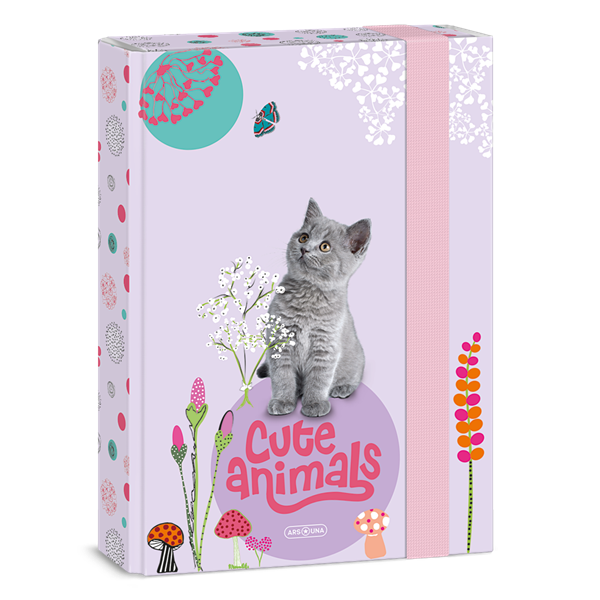 Ars Una Cute Animals-Kitten 24 (5368) A5 füzetbox